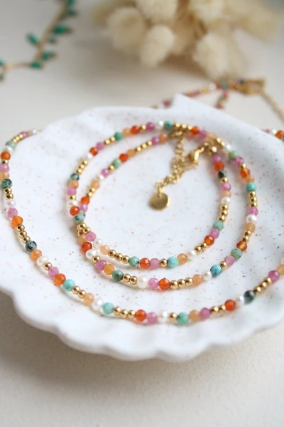 Collier Harlem Turquoise Africaine