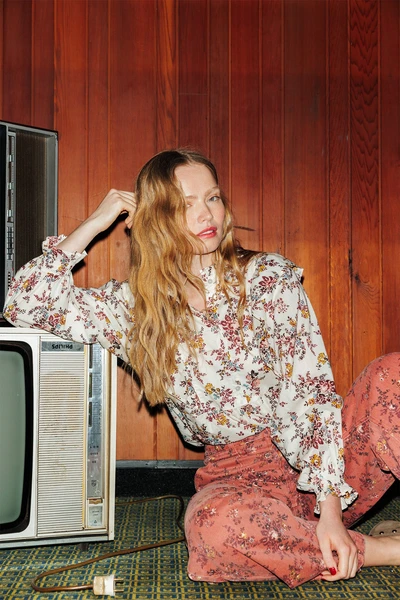 Chemise fleurie Femme