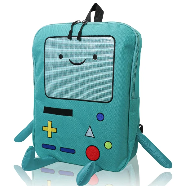 14 pouces mignon dessin animé sac à dos aventure temps Anime décontracté voyage vert Anime sac respirant Portable léger - AliExpress 1524