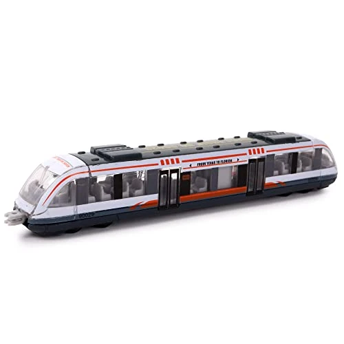 TURBO CHALLENGE - Tramway - Die CAST - 028801-1/64 - Véhicule Roues Libres - Gris - Métal - À Partir de 3 Ans