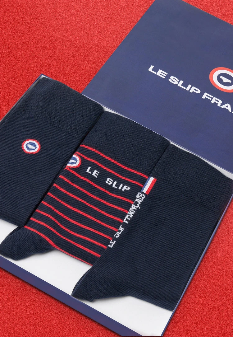 Coffret de 3 paires de Chaussettes des Français