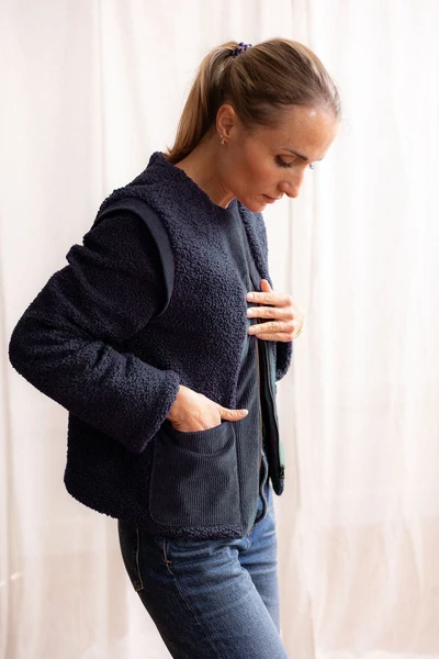 Joli Kit Couture - Veste Thelma marine