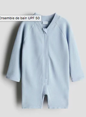 Ensemble de protection solaire UPF 50 - Maillot/t-shirt UV