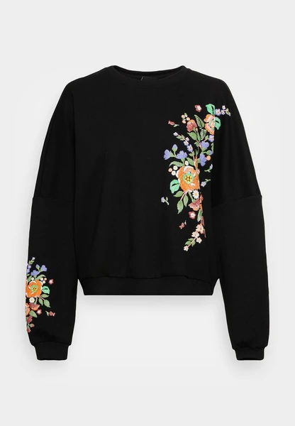 ONLJULLE O NECK - Sweatshirt - black