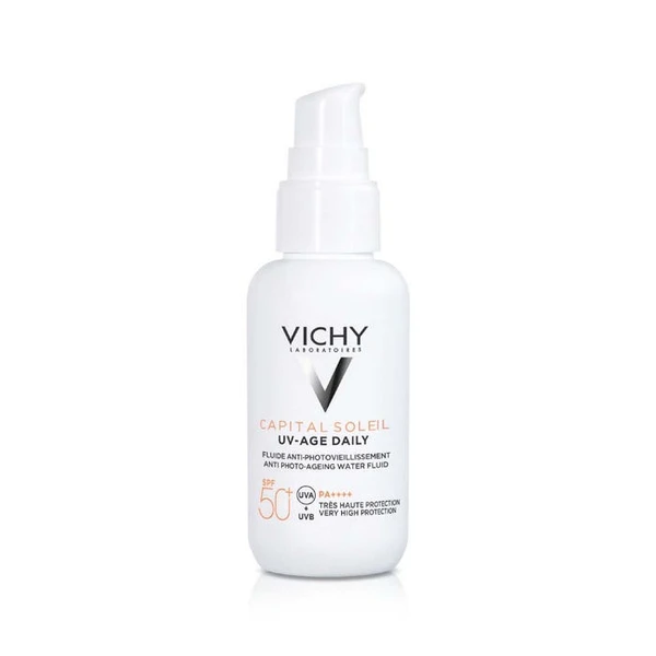 Vichy Capital Soleil Fluide Anti-Photovieillissement SPF50+ Visage UV-AGE Daily 40ml