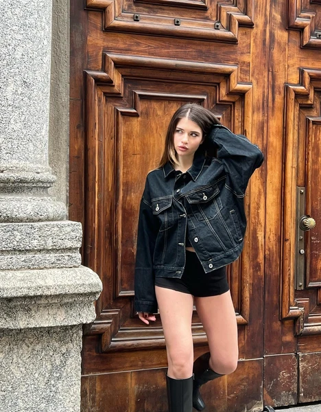  veste en jeans bershka