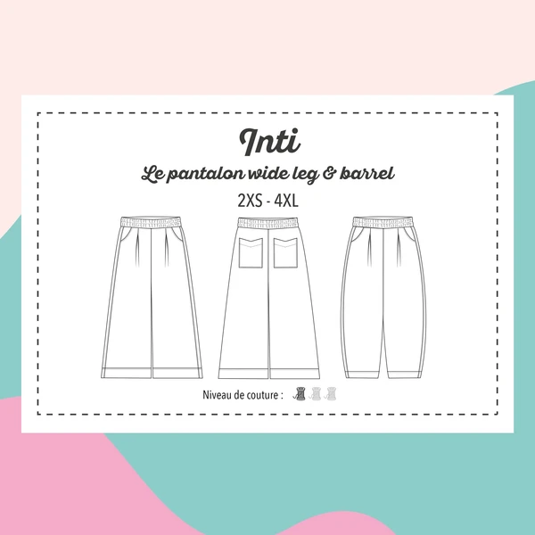 Inti le pantalon wide leg & barrel | Femme