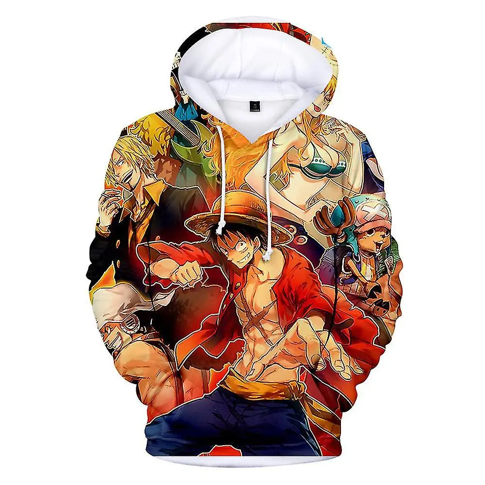 5-10ans Enfants One Piece Hoodie 3D Impression Sweat-shirt à capuch...