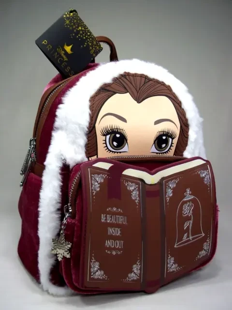 MINI SAC À dos hiver Loungefly Disney Beauty and the Beast enchanté Belle NEUF