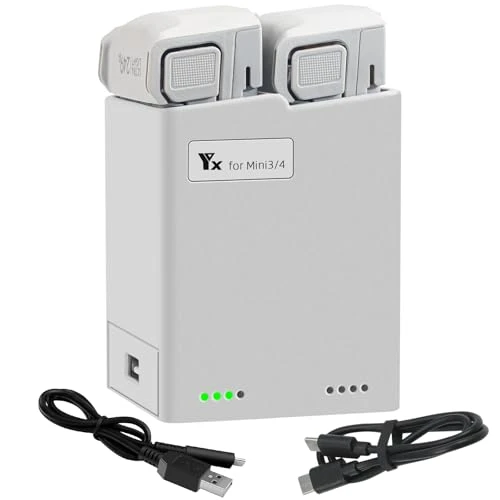 LYONGTECH Chargeur de Batterie pour DJI Mini 3,Mini 4/3 Pro Drone,Station de Recharge bidirectionnelle Hub Accessoires