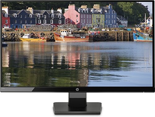 HP 27w Ecran PC Full HD 27" Noir (IPS. VGA/HDMI. 1920 x 1080. 16:9. 60 Hz. 5 Ms)