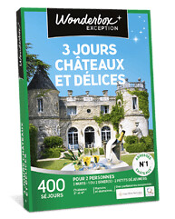 Coffret Cadeau 3 jours châteaux et délices | Wonderbox