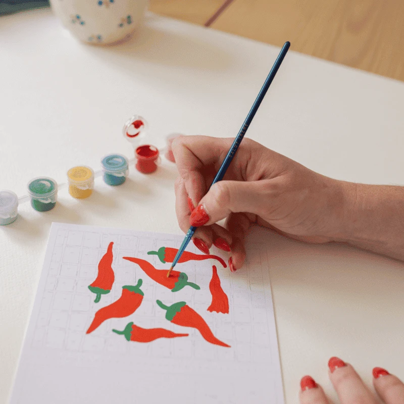 Coffret peinture au numéro Salut Irène