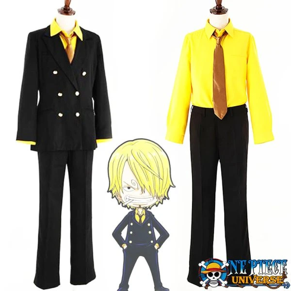 One Piece Sanji Cosplay Suit Amazing Costume Unisex | One Piece Universe Store