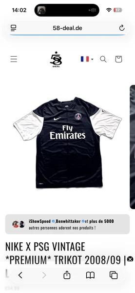 Nike x PSG Vintage *Premium* Trikot 2008/09 | L