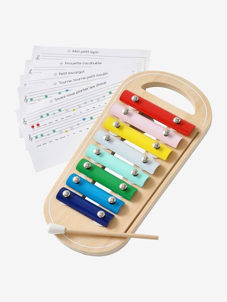 Xylophone avec partitions multicolore - Vertbaudet