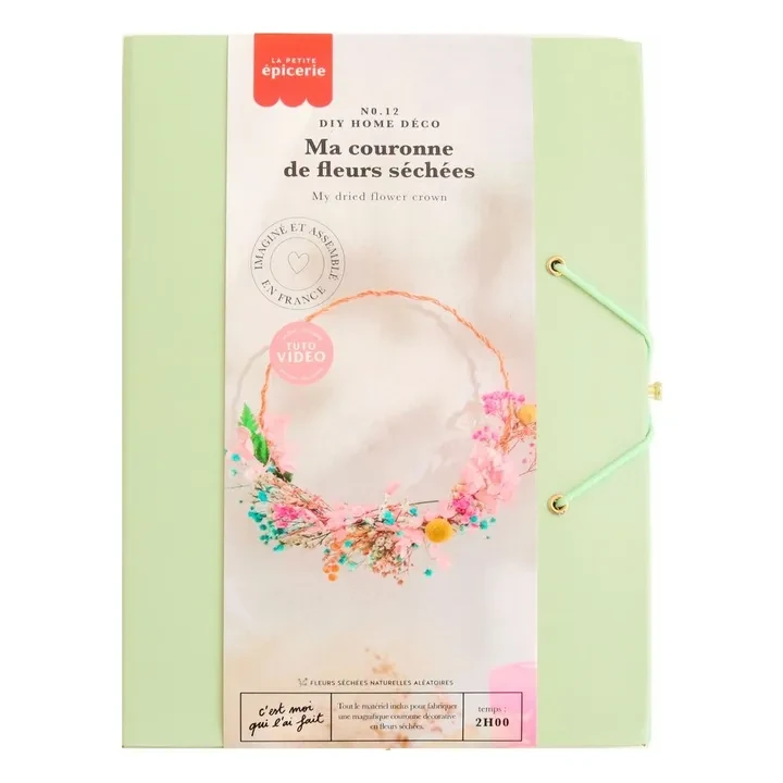 Kit DIY - Ma couronne de fleurs séchées