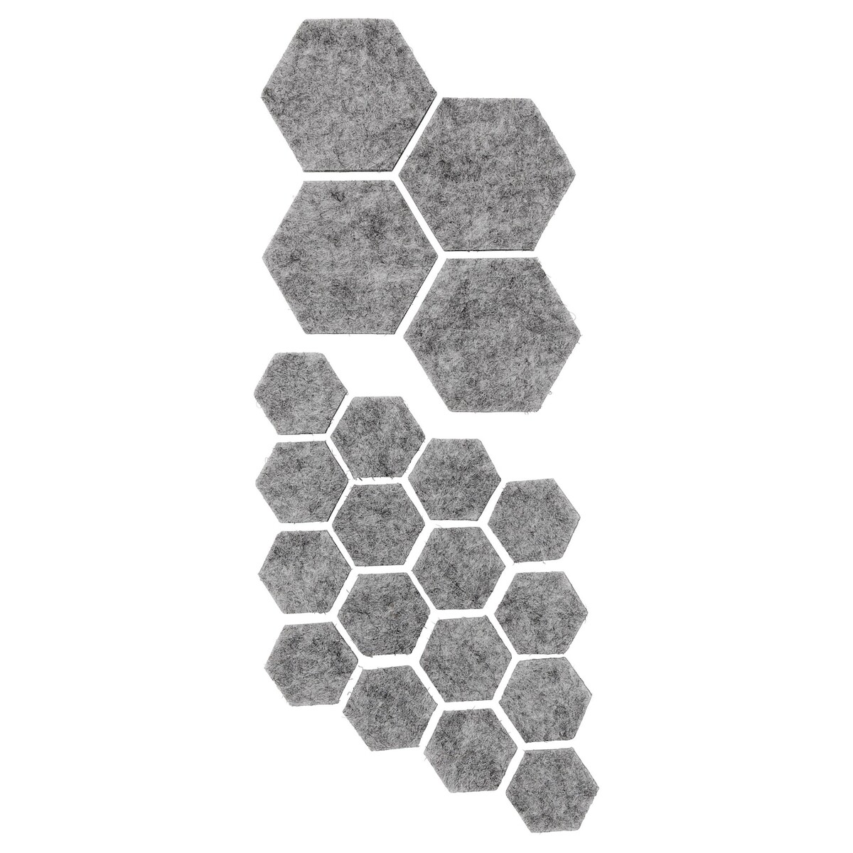 FIXA Patins adhésifs lot de 20 - gris