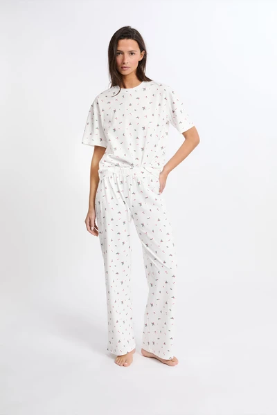 Coffret pyjama 2 pièces à motifs en coton