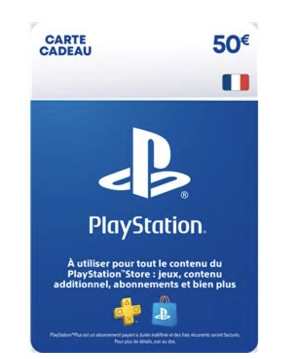 Carte Cadeau PlayStation 
