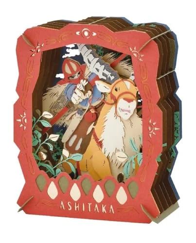 ensky Ghibli - Princesse Mononoké - Théâtre de Papier Ashitaka et Yakkuru
