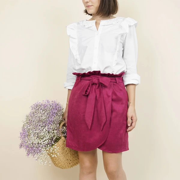 Patron de couture jupe Berthe PDF | patron de couture PDF | Pretty Mercerie