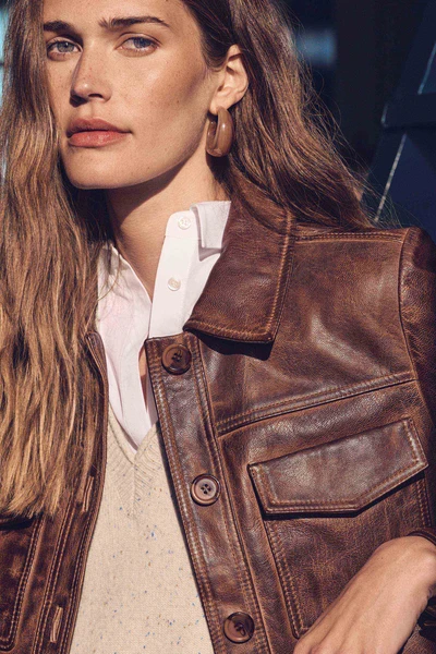 Veste DONNA en cuir