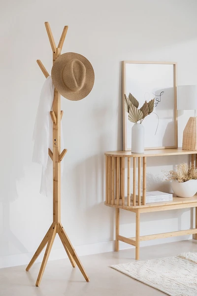 Porte-manteau sur Pied en Bambou Gaizka