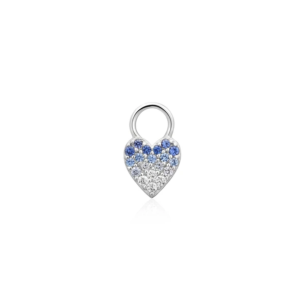 Charm Heart Blue paire