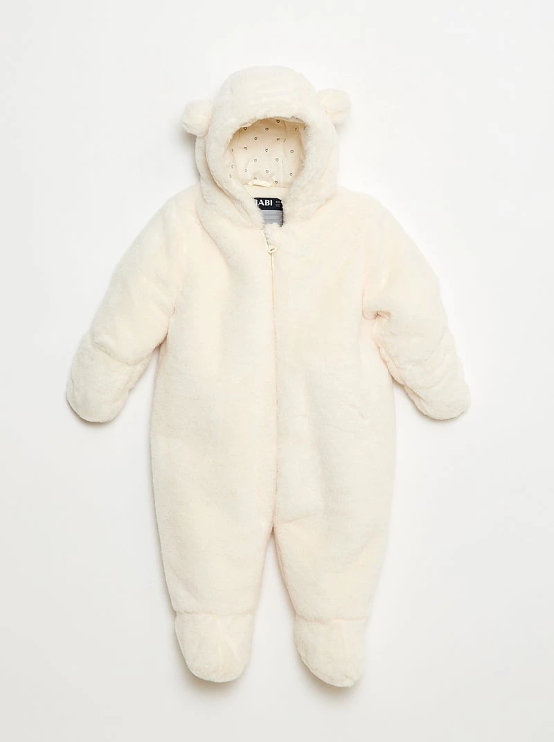 Combi pilote en fausse fourrure