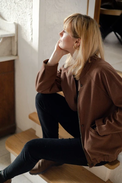 Joli Kit Couture - Blouson Harper chocolat