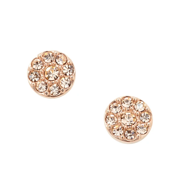 Boucles d'oreilles FOSSIL Femme Acier Doré Rose - JF00830791