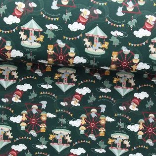 Tissu jersey - Fête forraine | Rascol