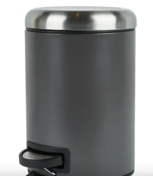 Poubelle à pédale fermeture progressive 3 L