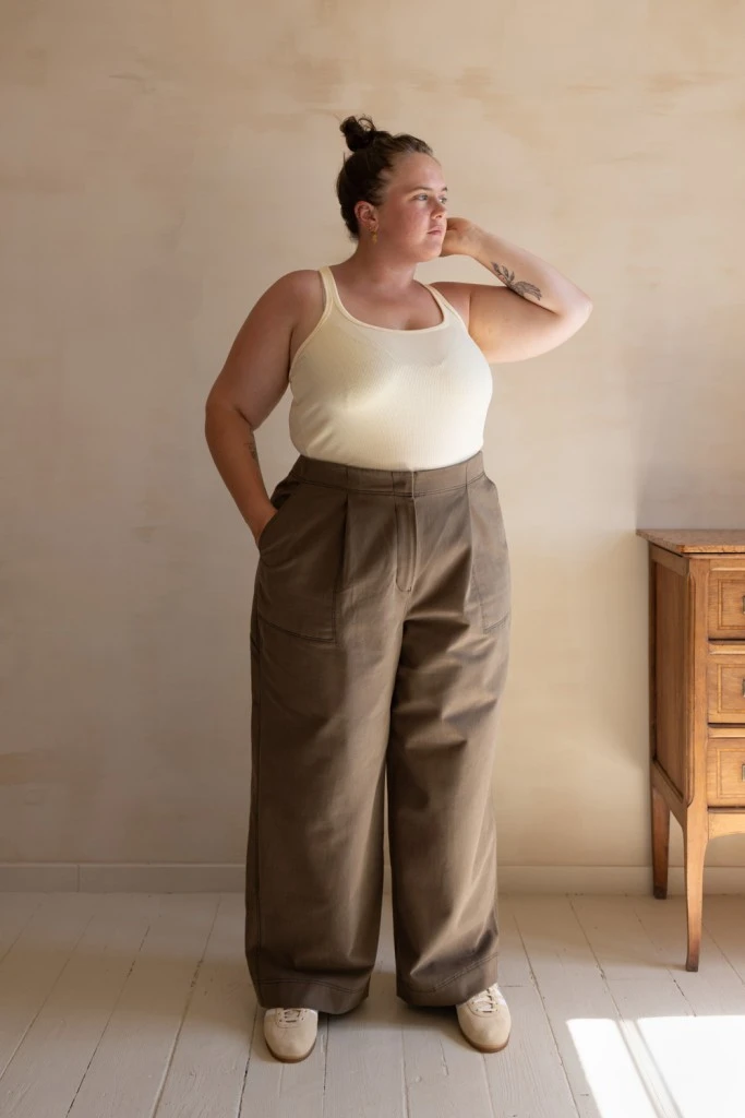 Patron pantalon workwear femme Harry – Grande taille, Tailles 32 à 64