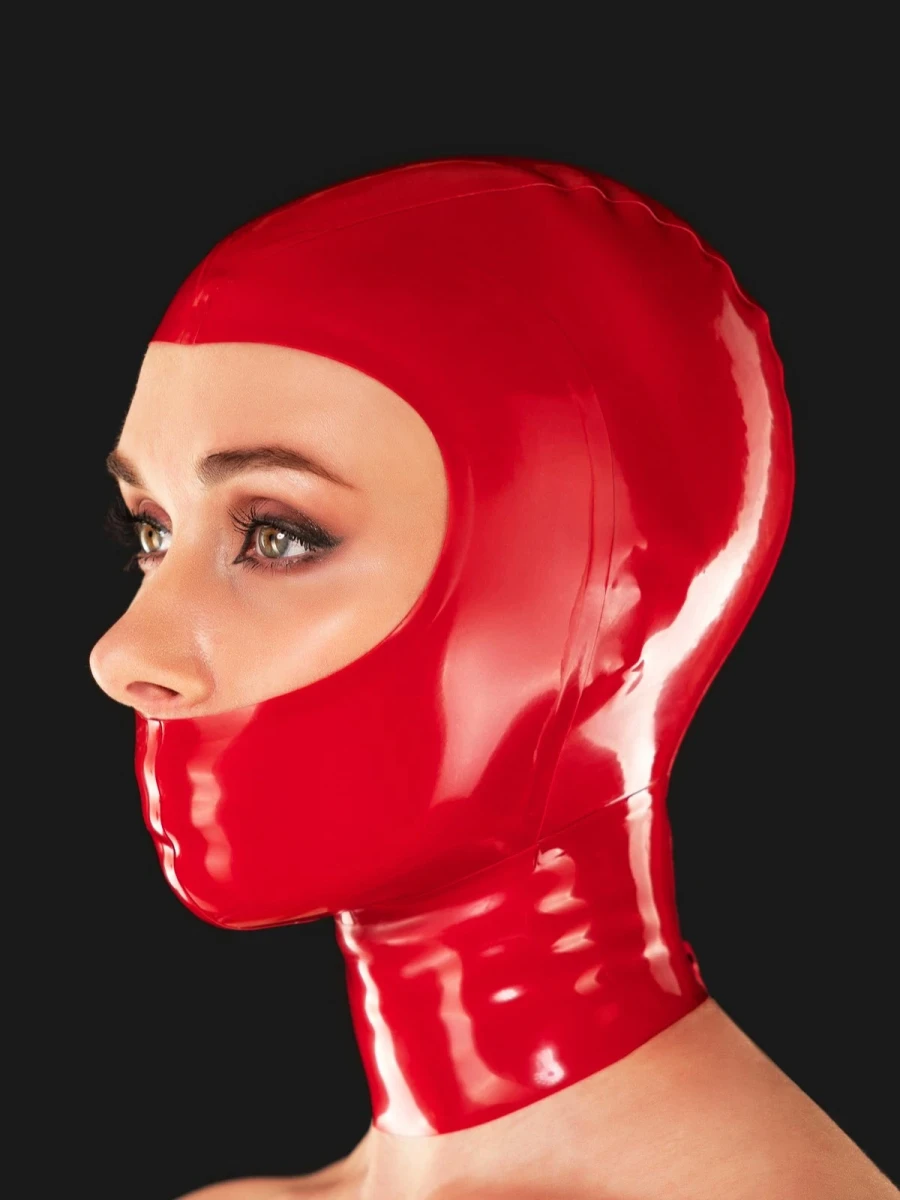 Masque en latex à bouche fermée