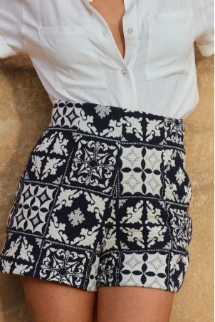 SHORT STEPHEN JACQUARD MOSAÏQUE