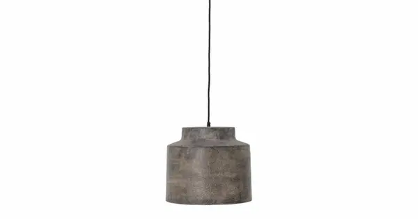 Grei Lampe à suspension, Gris, Métal?.StripHtml()