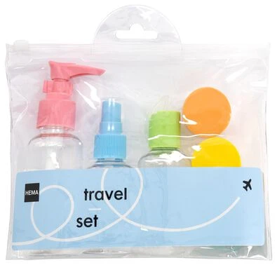 kit de voyage - 6 pièces - HEMA