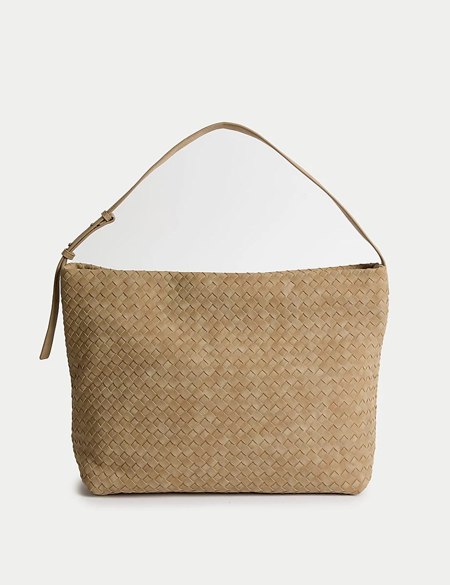 Bandoulière tissée en similicuir