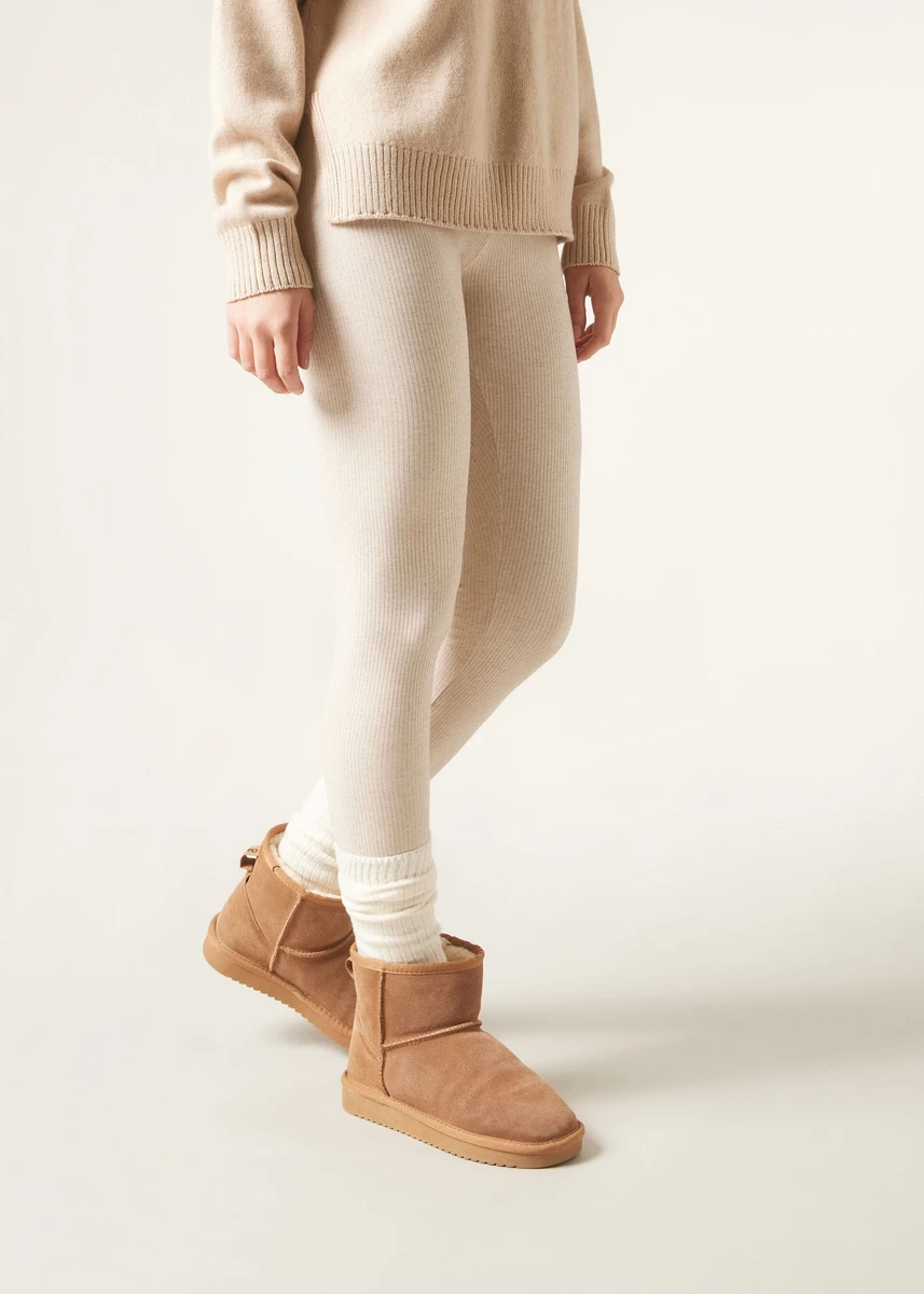 Leggings avec cachemire