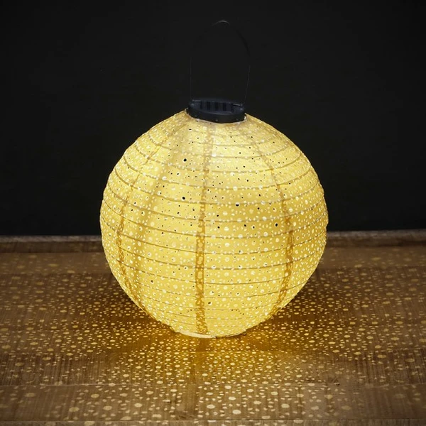 Lampion solaire jaune