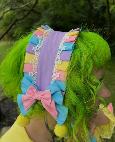 Pastel Playground Clown Headdress