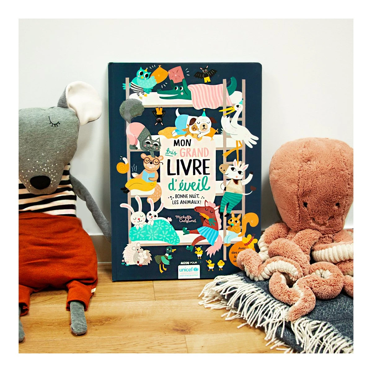 Mon très grand livre d’éveil - Bonne nuit, les animaux ! - Les Petits Raffineurs