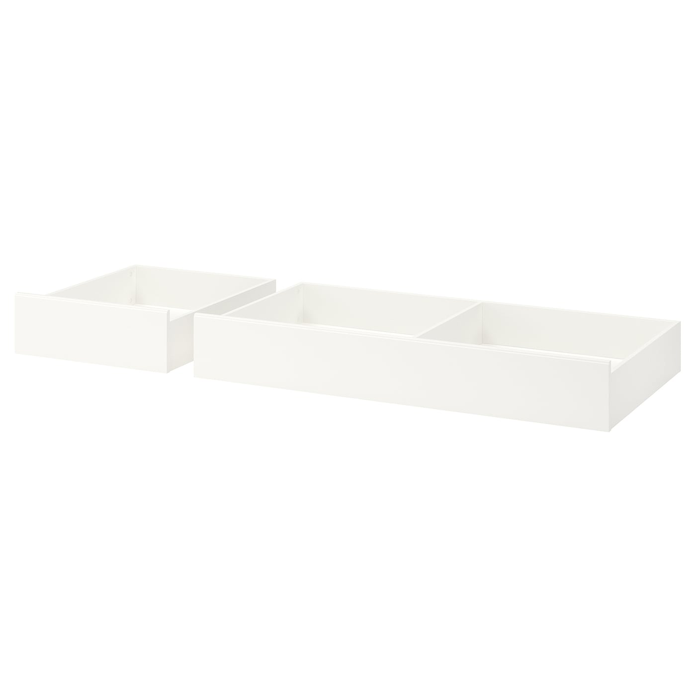 SONGESAND Rangements lit, 2 p, blanc, 200 cm - IKEA