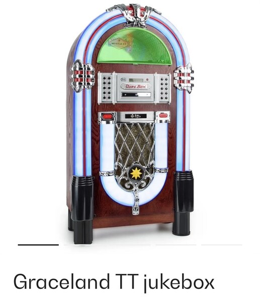 Graceland TT Jukebox Bluetooth Phono lecteur CD USB SD MP3 AUX FM