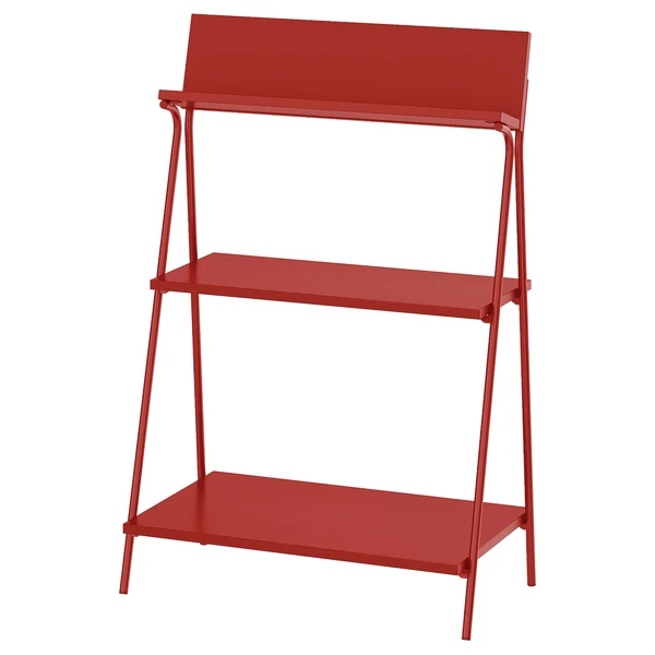 KRÖNIKÖR Rangement ouvert - rouge 60x35x91 cm