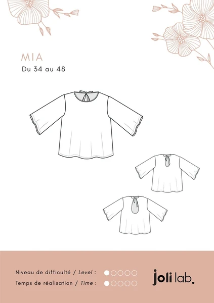 Top Mia - Patron Couture PDF ou Pochette