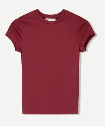  tshirt rouge bordeaux