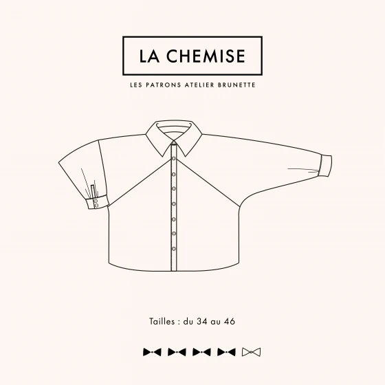 LA Chemise : patron de couture Atelier Brunette